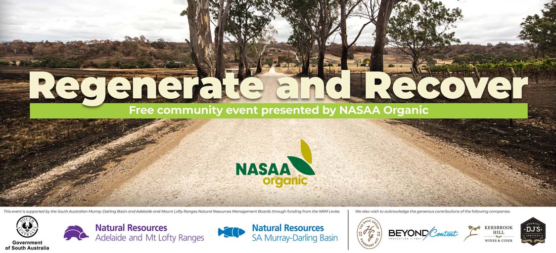 Regenerate and Recover Workshop in the Adelaide Hills